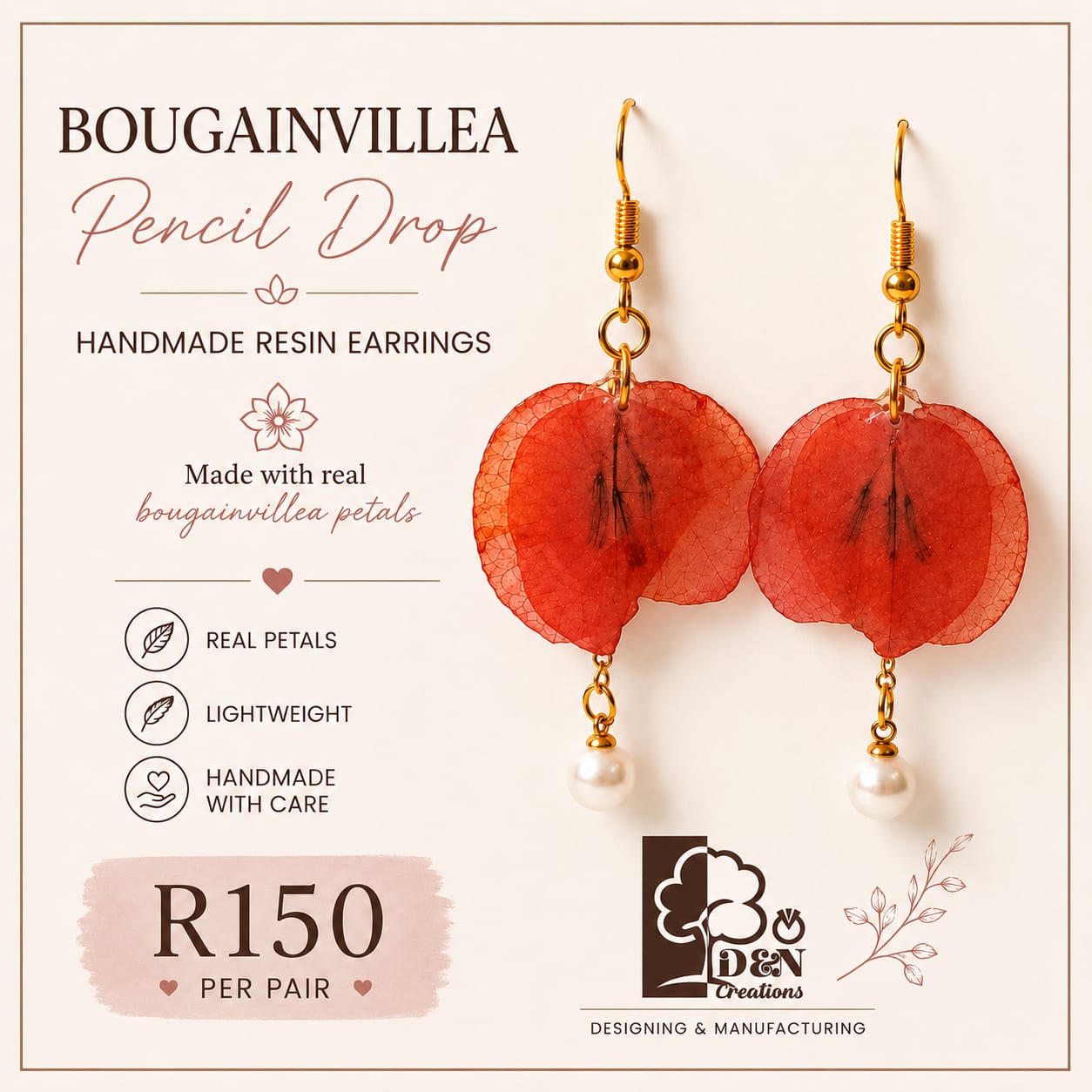 D&N Handmade Resin Earrings - Image 15