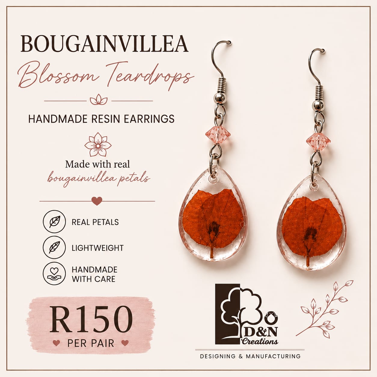 D&N Handmade Resin Earrings - Image 16