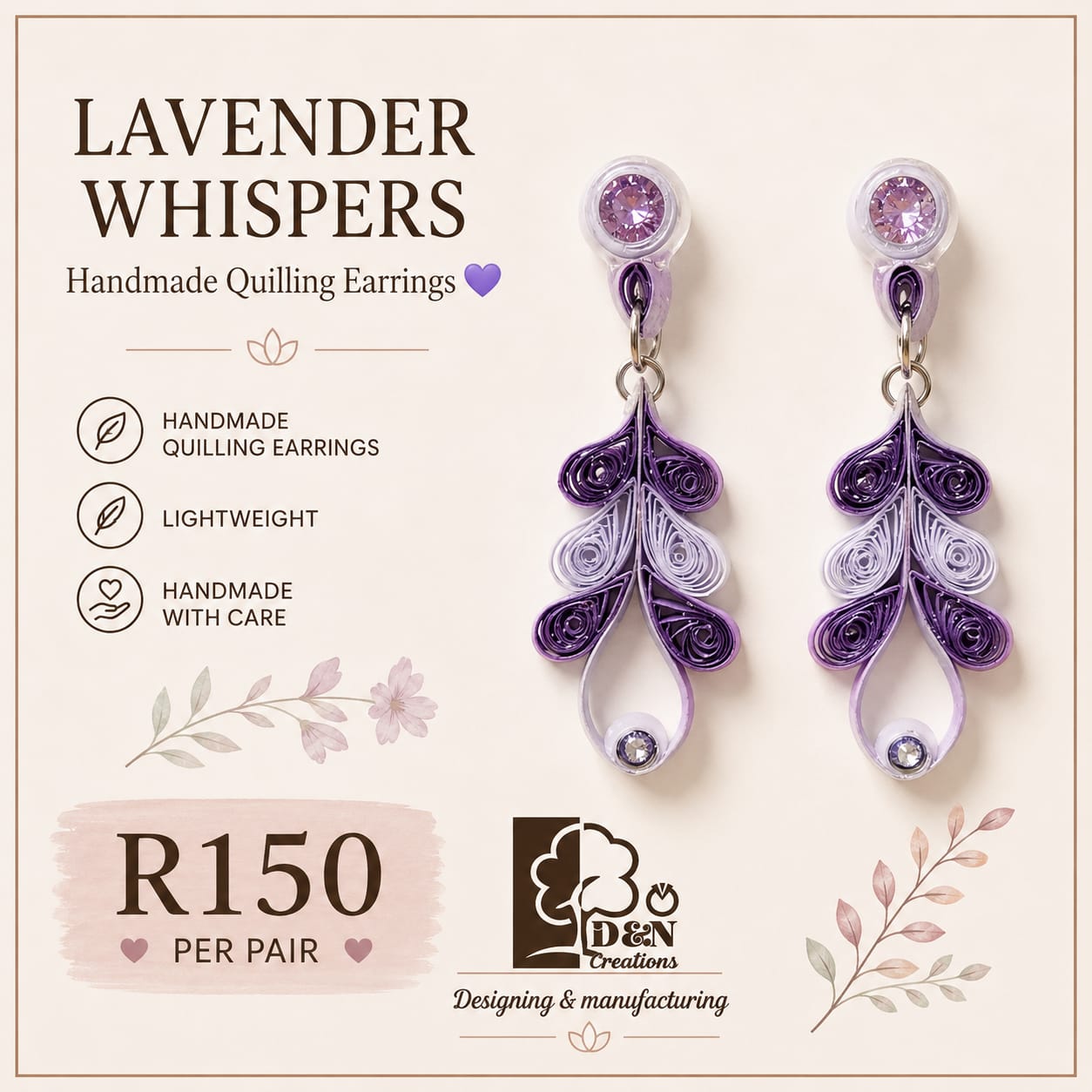 D&N Handmade Resin Earrings - Image 9