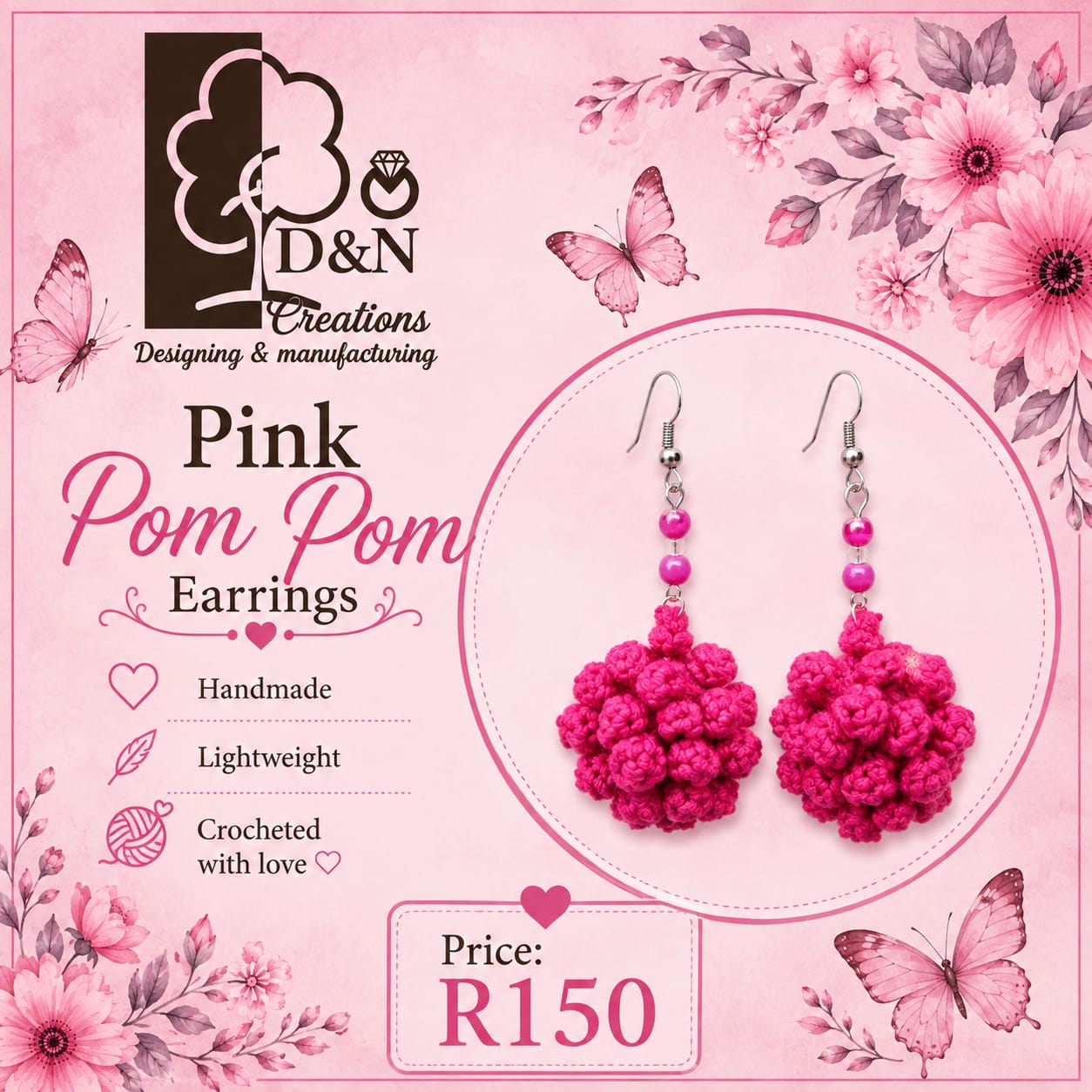 D & N Crochet Earrings