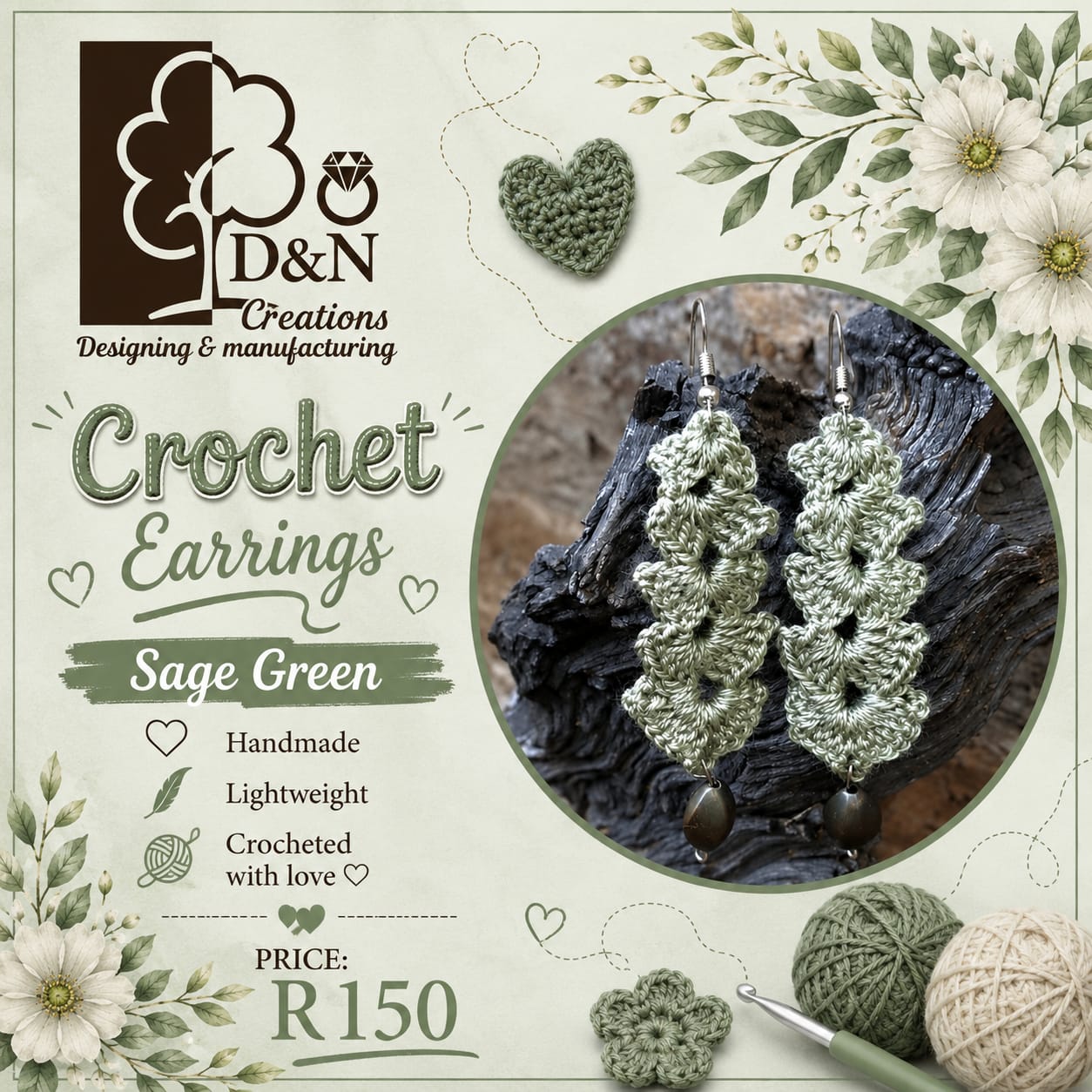 D & N Crochet Earrings - Image 6