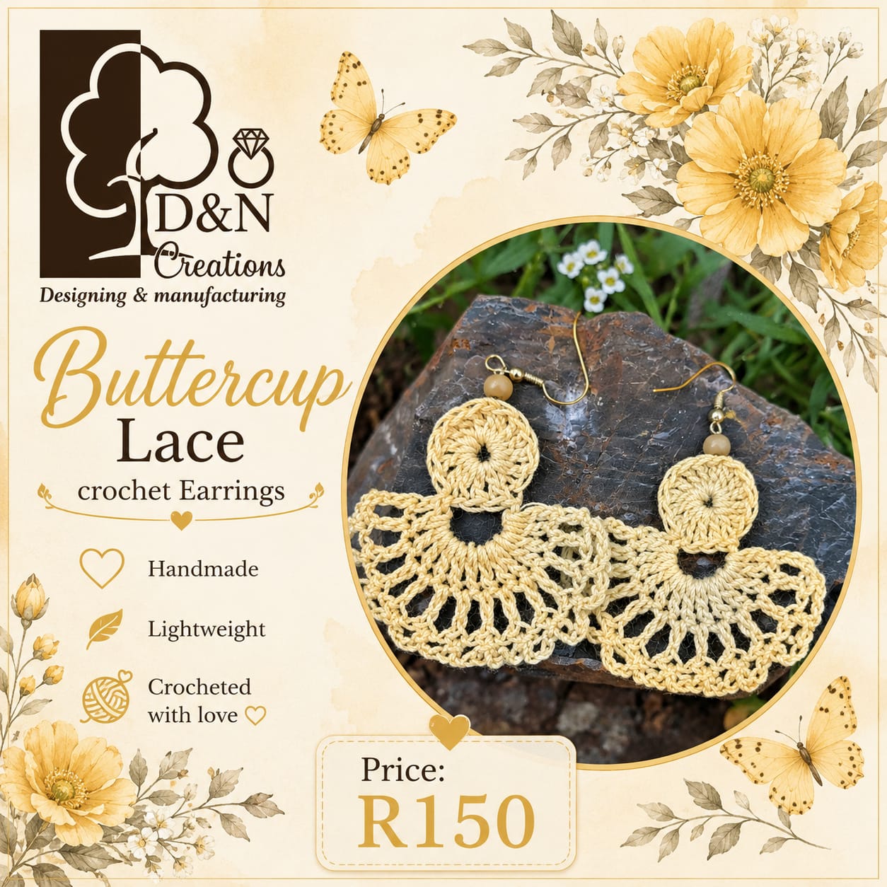 D & N Crochet Earrings - Image 2