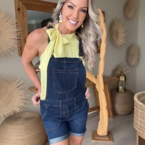 Staute Jeans - Kort Dungaree