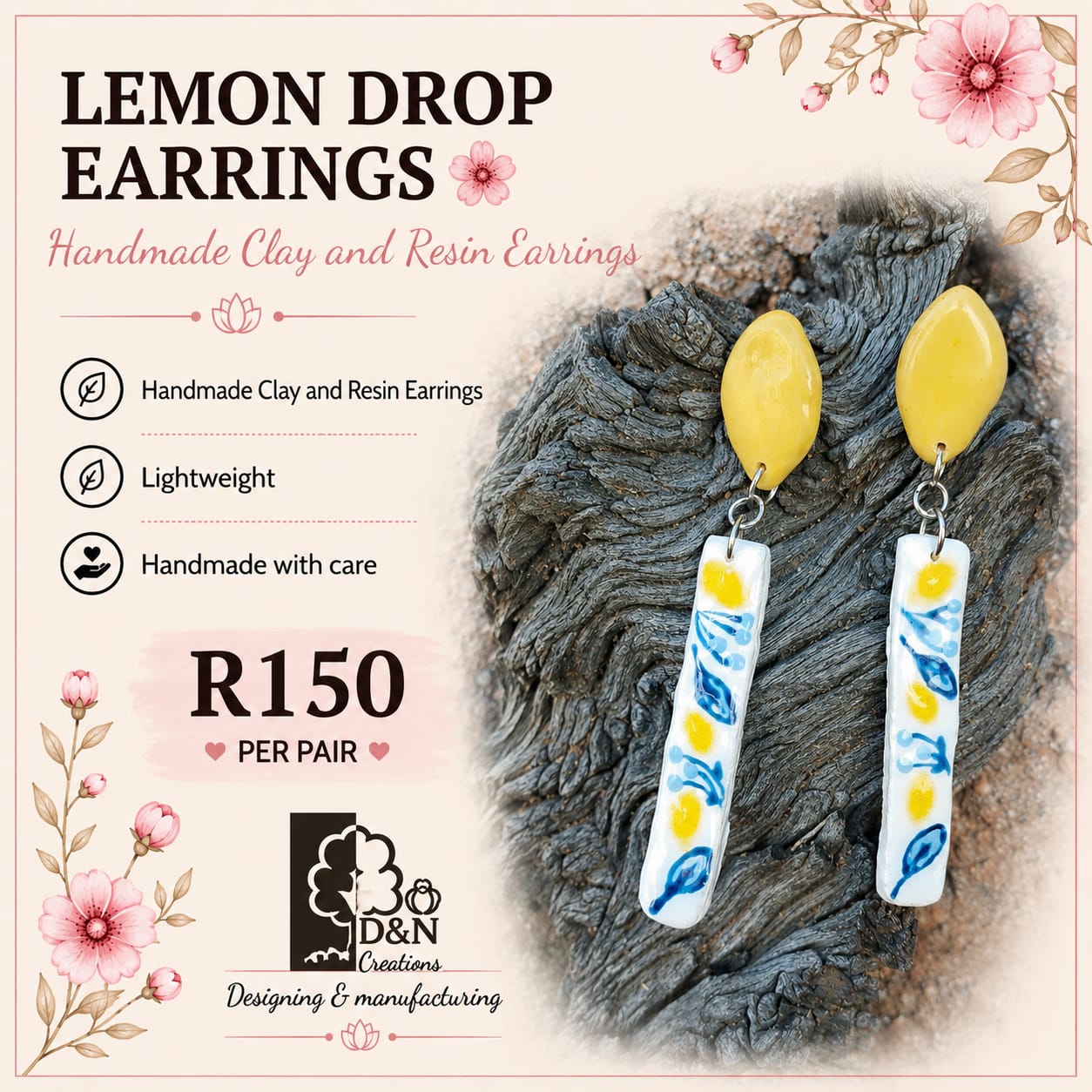 D&N Handmade Resin Earrings - Image 24