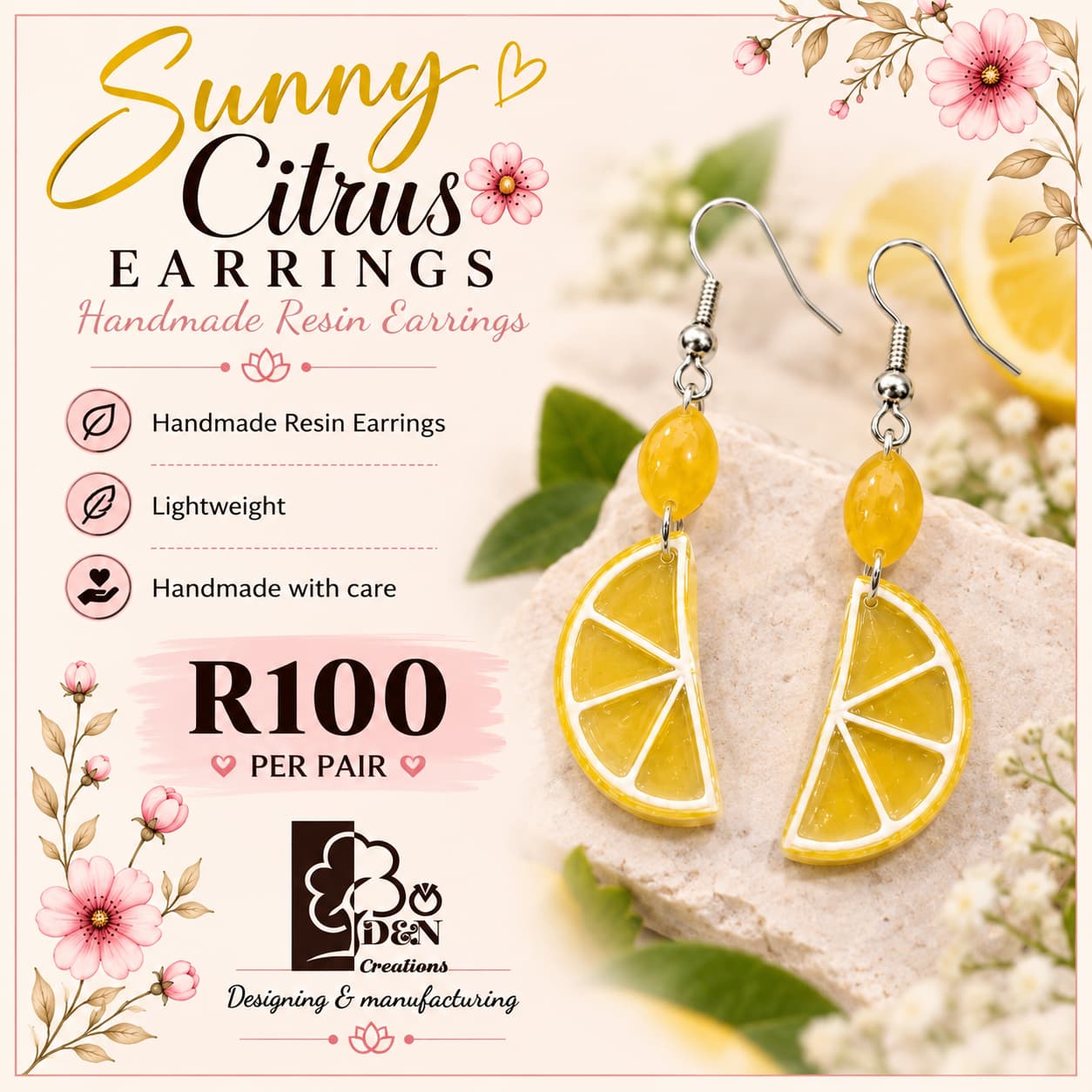 D&N Handmade Resin Earrings - Image 26
