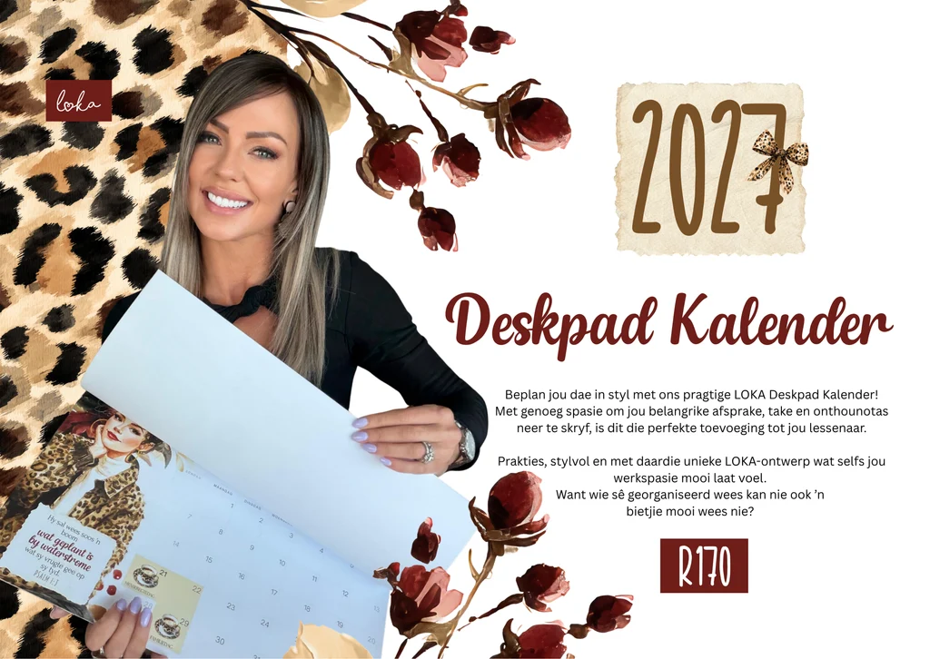 2027 Deskpad Kalender