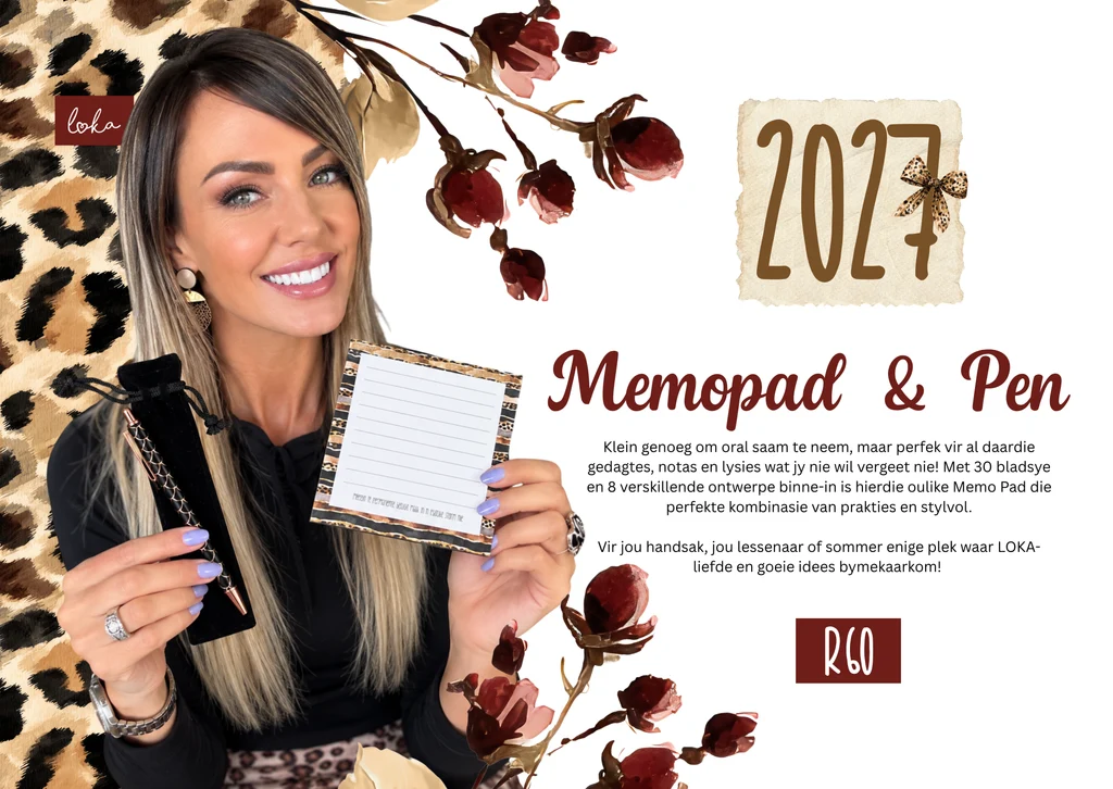 2027 Memopad & Pen